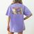Retro Grovvy Coffee Teach Repeat Teacher Women's Comfort Colors T-Shirt Back Print Violet Retro Grovvy Coffee Teach Repeat Teacher Women's Comfort Colors T-Shirt Back Print Violet