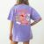 Retro Howdy Partners Cowgirl Cowboy Teacher Back To School Women's Comfort Colors T-Shirt Back Print Violet Retro Howdy Partners Cowgirl Cowboy Teacher Back To School Women's Comfort Colors T-Shirt Back Print Violet