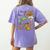 Retro Howdy Pre-K Back To School Western Teacher Women's Comfort Colors T-Shirt Back Print Violet Retro Howdy Pre-K Back To School Western Teacher Women's Comfort Colors T-Shirt Back Print Violet