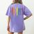 Retro Be Kind ASL Deaf Teacher Sign Language Gay Pride Women's Comfort Colors T-Shirt Back Print Violet Retro Be Kind ASL Deaf Teacher Sign Language Gay Pride Women's Comfort Colors T-Shirt Back Print Violet
