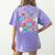 Retro Play Is Learning Kindergarten Teacher Team Women Women's Comfort Colors T-Shirt Back Print Violet Retro Play Is Learning Kindergarten Teacher Team Women Women's Comfort Colors T-Shirt Back Print Violet