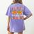Retro Pumpkin Fall In Love With Learning Autumn Teacher Women's Comfort Colors T-Shirt Back Print Violet Retro Pumpkin Fall In Love With Learning Autumn Teacher Women's Comfort Colors T-Shirt Back Print Violet