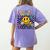 Retro Special Education Squad Groovy Dream Team Teacher Women's Comfort Colors T-Shirt Back Print Violet