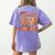 Retro I Teach The Cutest Turkey Thanksgiving Pumpkin Teacher Women's Comfort Colors T-Shirt Back Print Violet Retro I Teach The Cutest Turkey Thanksgiving Pumpkin Teacher Women's Comfort Colors T-Shirt Back Print Violet