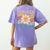 Retro Teacher Daisy Colorful Elementary School Teacher Women's Comfort Colors T-Shirt Back Print Violet Retro Teacher Daisy Colorful Elementary School Teacher Women's Comfort Colors T-Shirt Back Print Violet