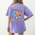 Retro Teaching Is My Superpower Apple Teacher Appreciation Women's Comfort Colors T-Shirt Back Print Violet Retro Teaching Is My Superpower Apple Teacher Appreciation Women's Comfort Colors T-Shirt Back Print Violet