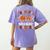 Retro Thankful Music Teacher Pumpkin Fall Thanksgiving Women's Comfort Colors T-Shirt Back Print Violet Retro Thankful Music Teacher Pumpkin Fall Thanksgiving Women's Comfort Colors T-Shirt Back Print Violet