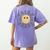 Retro Third Grade Teacher Student 1st Day Back To School Women's Comfort Colors T-Shirt Back Print Violet