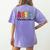 Rock Abcd Back To School Abcd Preschool Teacher Appreciation Women's Comfort Colors T-Shirt Back Print Violet