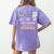 Rock Paper Scissors Teacher Librarian Nothing Beats Reading Women's Comfort Colors T-Shirt Back Print Violet