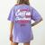 Running On Coffee And Christmas Cheer Lover Teacher For Men Women Kids Women's Comfort Colors T-Shirt Back Print Violet Running On Coffee And Christmas Cheer Lover Teacher For Men Women Kids Women's Comfort Colors T-Shirt Back Print Violet
