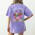 Santa's Favorite Music Teacher Christmas Santa Hat Matching Women's Comfort Colors T-Shirt Back Print Violet Santa's Favorite Music Teacher Christmas Santa Hat Matching Women's Comfort Colors T-Shirt Back Print Violet