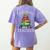 Santa's Favorite Teacher Idea For Christmas Teachers Women's Comfort Colors T-Shirt Back Print Violet Santa's Favorite Teacher Idea For Christmas Teachers Women's Comfort Colors T-Shirt Back Print Violet