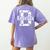 School Spirit Mascot Bobcats Back To School Teacher Student Women's Comfort Colors T-Shirt Back Print Violet School Spirit Mascot Bobcats Back To School Teacher Student Women's Comfort Colors T-Shirt Back Print Violet