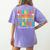 School's Out Forever Retirement 2026 Retro Retired Teacher Women's Comfort Colors T-Shirt Back Print Violet
