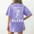 Schrodinger's Cat Dead And Alive Physics Teacher Women's Comfort Colors T-Shirt Back Print Violet