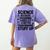 Science Because Figuring Things Out Teacher Scientific Adult Women's Comfort Colors T-Shirt Back Print Violet