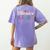 Science Of Reading Teacher Phonics Is My Love Language Women's Comfort Colors T-Shirt Back Print Violet