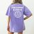 Science Teacher Biology Microbiology Pun Women's Comfort Colors T-Shirt Back Print Violet