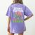 Science Teachers Love Brains Shirt Men Women Halloween Women's Comfort Colors T-Shirt Back Print Violet