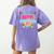 Second Grade Drip Ice Cream Home Plate Baseball Teachers Kid Women's Comfort Colors T-Shirt Back Print Violet Second Grade Drip Ice Cream Home Plate Baseball Teachers Kid Women's Comfort Colors T-Shirt Back Print Violet