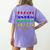 Sign Language Alphabet For ASL Interpreter Deaf Teacher Stud For Men Women Girls Kids Women's Comfort Colors T-Shirt Back Print Violet Sign Language Alphabet For ASL Interpreter Deaf Teacher Stud For Men Women Girls Kids Women's Comfort Colors T-Shirt Back Print Violet