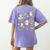 Silly Goose Behavior Analyst RBT ABA Therapy SPED Teacher Women's Comfort Colors T-Shirt Back Print Violet Silly Goose Behavior Analyst RBT ABA Therapy SPED Teacher Women's Comfort Colors T-Shirt Back Print Violet