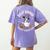 Silly Goose Spooky Teacher Club Halloween Witch Ghost Women's Comfort Colors T-Shirt Back Print Violet Silly Goose Spooky Teacher Club Halloween Witch Ghost Women's Comfort Colors T-Shirt Back Print Violet