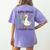 Silly Goose Teacher Club Silly Goose For Teacher Women's Comfort Colors T-Shirt Back Print Violet Silly Goose Teacher Club Silly Goose For Teacher Women's Comfort Colors T-Shirt Back Print Violet