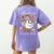Silly Goose Teachers Club Cozy Fall Teacher Women's Comfort Colors T-Shirt Back Print Violet Silly Goose Teachers Club Cozy Fall Teacher Women's Comfort Colors T-Shirt Back Print Violet