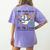 Silly Teacher Goose On The Loose School Out Summer Women Men Women's Comfort Colors T-Shirt Back Print Violet Silly Teacher Goose On The Loose School Out Summer Women Men Women's Comfort Colors T-Shirt Back Print Violet