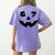 Six Seven Halloween Costume For Students Teachers 6 7 Women's Comfort Colors T-Shirt Back Print Violet Six Seven Halloween Costume For Students Teachers 6 7 Women's Comfort Colors T-Shirt Back Print Violet