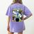 Skeleton Mad Scientist Halloween Costume Science Teacher Women's Comfort Colors T-Shirt Back Print Violet Skeleton Mad Scientist Halloween Costume Science Teacher Women's Comfort Colors T-Shirt Back Print Violet