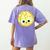 The Smart Cookie Good Egg Teacher Halloween Costume Food Women's Comfort Colors T-Shirt Back Print Violet