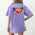 I Smell Children Witch Teacher Halloween Trick Or Teach Women's Comfort Colors T-Shirt Back Print Violet I Smell Children Witch Teacher Halloween Trick Or Teach Women's Comfort Colors T-Shirt Back Print Violet