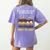 Sorry My Fault Earthquake Tectonic Plate Science Teacher Pun Women's Comfort Colors T-Shirt Back Print Violet Sorry My Fault Earthquake Tectonic Plate Science Teacher Pun Women's Comfort Colors T-Shirt Back Print Violet