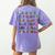 SPANISH ALPHABET MAESTRA SPANISH TEACHER Women's Comfort Colors T-Shirt Back Print Violet SPANISH ALPHABET MAESTRA SPANISH TEACHER Women's Comfort Colors T-Shirt Back Print Violet