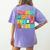 Spanish Teacher Back To School Maestra Dual Language Crew Women's Comfort Colors T-Shirt Back Print Violet Spanish Teacher Back To School Maestra Dual Language Crew Women's Comfort Colors T-Shirt Back Print Violet