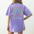 Special Education Dream Team Rainbow SPED Teacher Autism Women's Comfort Colors T-Shirt Back Print Violet