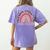Special Education Shirt Teacher SPED Leopard Boho Rainbow Women's Comfort Colors T-Shirt Back Print Violet