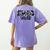 Special Education Squad Camo SPED Teacher Women's Comfort Colors T-Shirt Back Print Violet