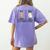 Special Education Teacher First Then Visual I Am Working For Men Women Girls Kids Women's Comfort Colors T-Shirt Back Print Violet