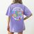 Special Education Teacher SPED Squad Team Kids Men Groovy Women's Comfort Colors T-Shirt Back Print Violet
