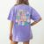 Special Education Teacher Team SPED Grow With The Flow Women's Comfort Colors T-Shirt Back Print Violet