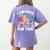 Special Education i Can Write a Goal For That Sped Teacher Women's Comfort Colors T-Shirt Back Print Violet