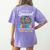 Special Teacher To Hear Child Cant Say Autism Awareness Sped Women's Comfort Colors T-Shirt Back Print Violet