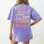 SPED Caffeinate Advocate Laminate Educate Teacher Facilitate For Men Women Women's Comfort Colors T-Shirt Back Print Violet