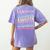 Sped Caffeinate Advocate Laminate Educate Teacher Women's Comfort Colors T-Shirt Back Print Violet