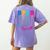 SPED Squad Proud Special Education Para Teacher Colorful Women's Comfort Colors T-Shirt Back Print Violet