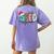 SPED Squad Special Education Teacher Autism Christmas Women Women's Comfort Colors T-Shirt Back Print Violet